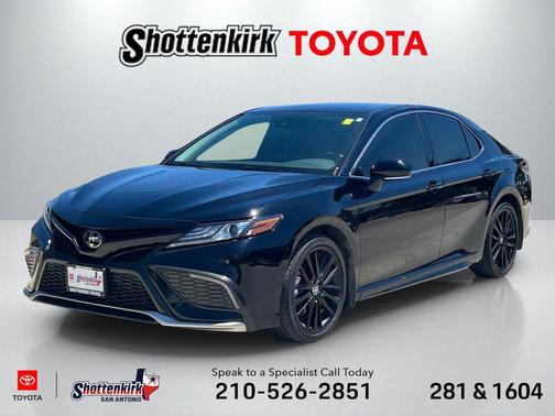 Midnight Black Metallic 2024 Toyota Camry XSE