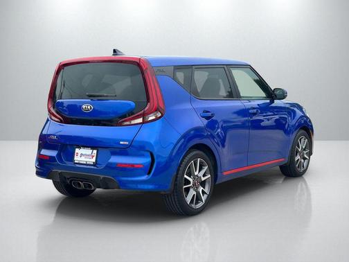 Neptune Blue/Black Roof 2021 Kia Soul Turbo