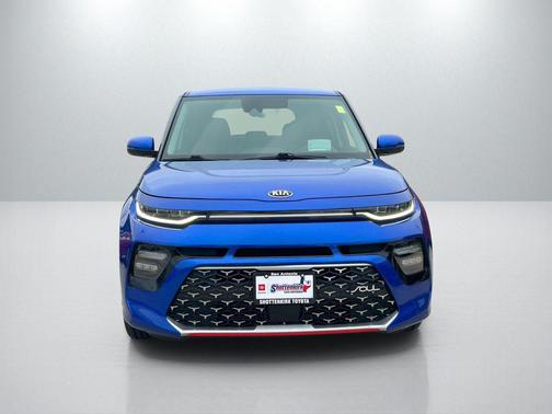 Neptune Blue/Black Roof 2021 Kia Soul Turbo