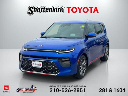Neptune Blue/Black Roof 2021 Kia Soul Turbo