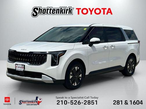 Snow White Pearl 2025 Kia Carnival Hybrid LXS