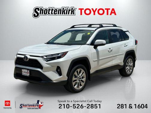 Wind Chill Pearl 2025 Toyota RAV4 XLE Premium