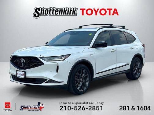 Platinum White Pearl 2022 Acura MDX A-Spec Package