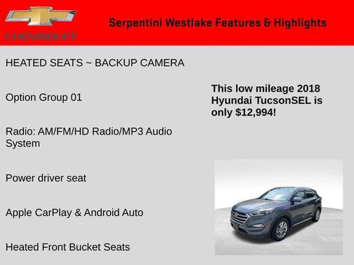 2018 Hyundai TUCSON SEL