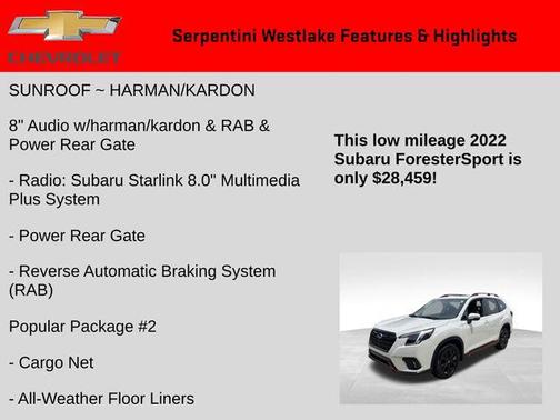 2022 Subaru Forester Sport