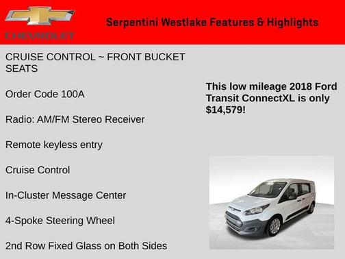 2018 Ford Transit Connect XL