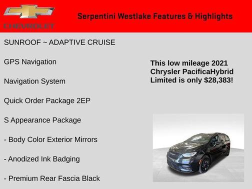 2021 Chrysler Pacifica Hybrid Limited