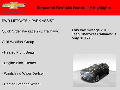 2019 Jeep Cherokee Trailhawk