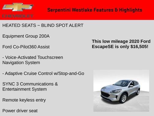 2020 Ford Escape SE