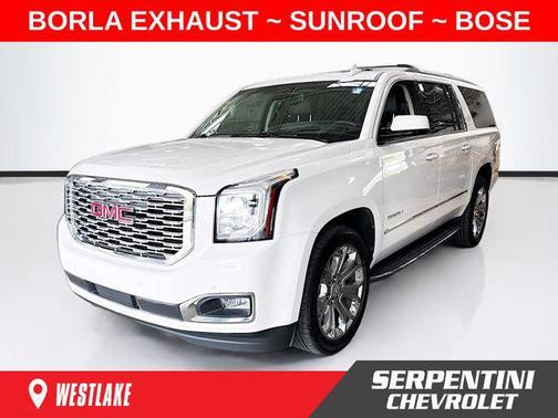 White Frost Tricoat 2018 GMC Yukon XL Denali