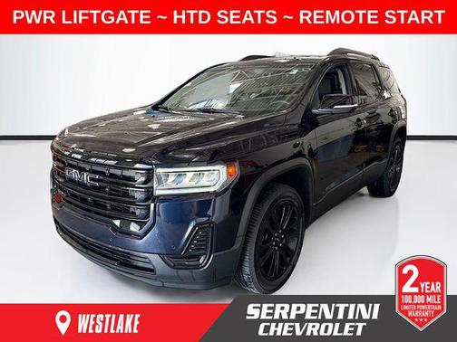 Midnight Blue Metallic 2022 GMC Acadia FWD SLE
