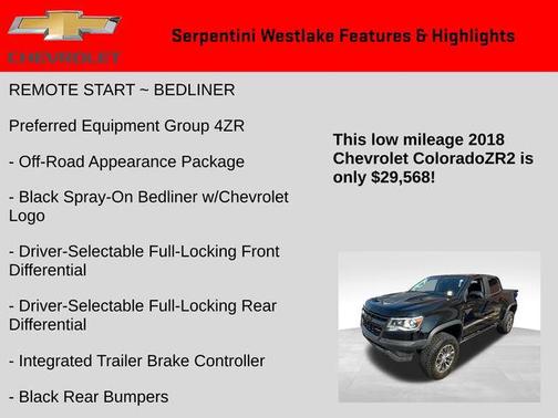 2018 Chevrolet Colorado ZR2