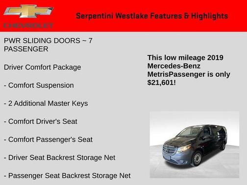 2019 Mercedes-Benz Metris Base