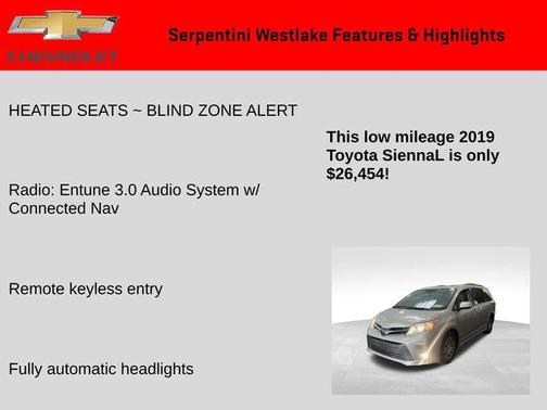 2019 Toyota Sienna XLE