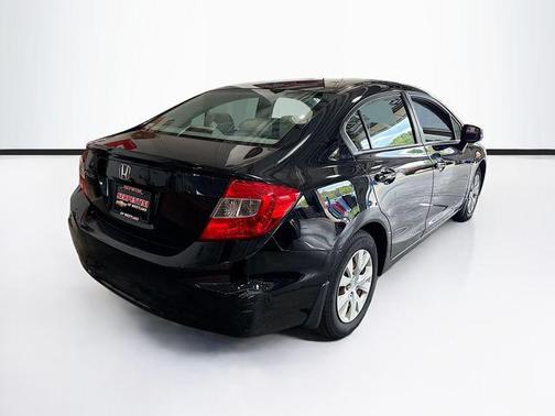 Crystal Black Pearl 2012 Honda Civic LX