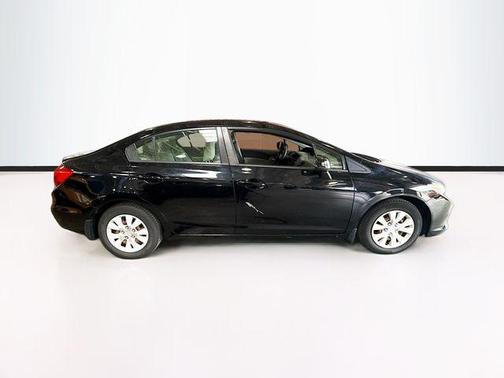 Crystal Black Pearl 2012 Honda Civic LX