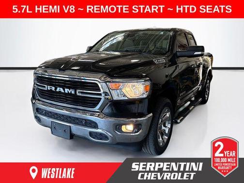 Diamond Black Crystal Pearlcoat 2019 RAM 1500 Big Horn