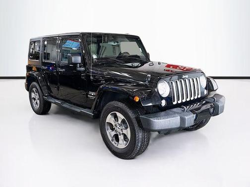 Black Clearcoat 2018 Jeep Wrangler JK Unlimited Sahara