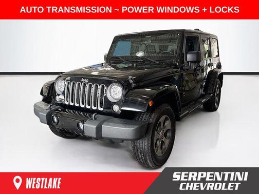 Black Clearcoat 2018 Jeep Wrangler JK Unlimited Sahara