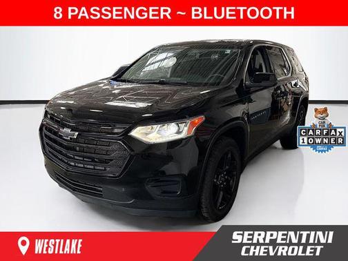 Mosaic Black Metallic 2021 Chevrolet Traverse LS
