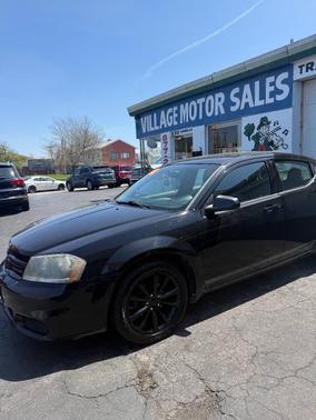 Black 2014 Dodge Avenger SE 4dr Sedan