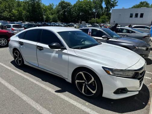 Platinum White Pearl 2021 Honda Accord Sport 1.5T