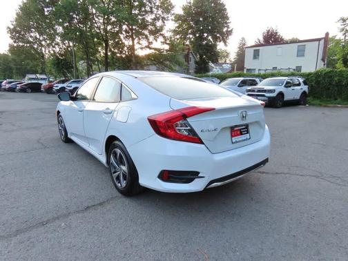 Platinum White Pearl 2020 Honda Civic LX
