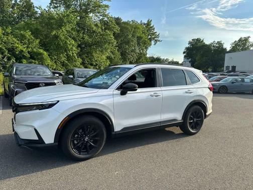 Platinum White Pearl 2024 Honda CR-V Hybrid Sport