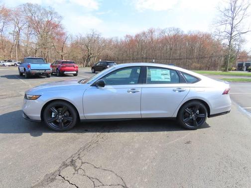 Solar Silver Metallic 2026 Honda Accord Hybrid Sport-L