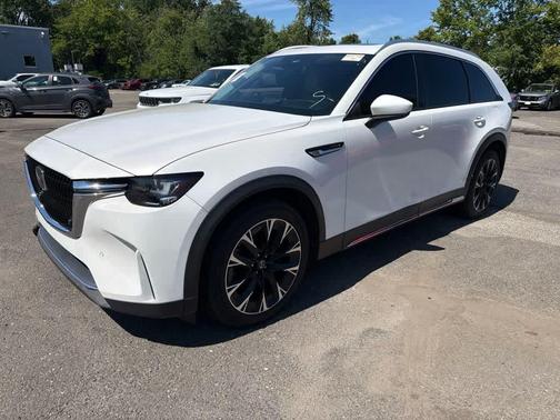 Rhodium White Metallic 2024 Mazda CX-90 Premium