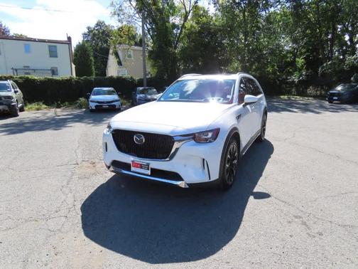 Rhodium White Metallic 2024 Mazda CX-90 Premium