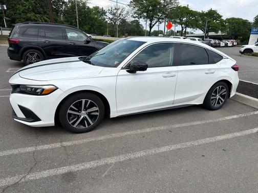 Platinum White Pearl 2024 Honda Civic LX