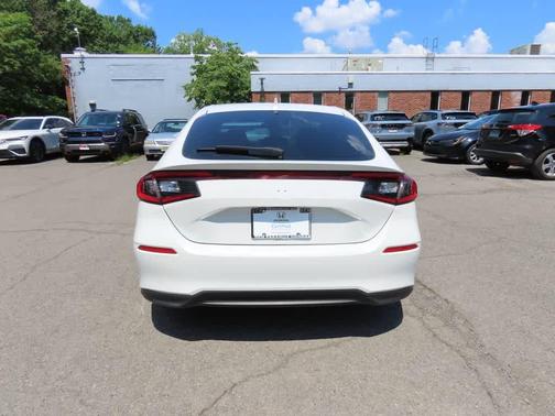 Platinum White Pearl 2024 Honda Civic LX