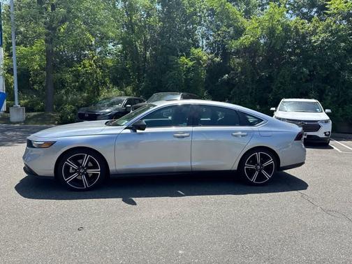 Solar Silver Metallic 2024 Honda Accord Hybrid Sport