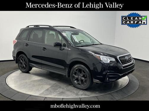Crystal Black Silica 2018 Subaru Forester 2.5i Premium Black Edition