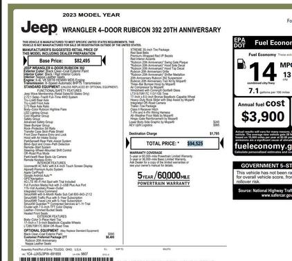 2023 Jeep Wrangler Rubicon