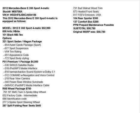 2012 Mercedes-Benz E-Class 4MATIC