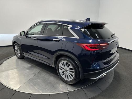 Hermosa Blue 2024 INFINITI QX50 LUXE AWD