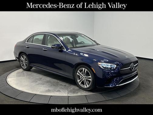 Lunar Blue Metallic 2021 Mercedes-Benz E-Class 4MATIC