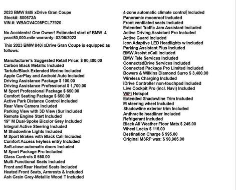 2023 BMW 840 i xDrive