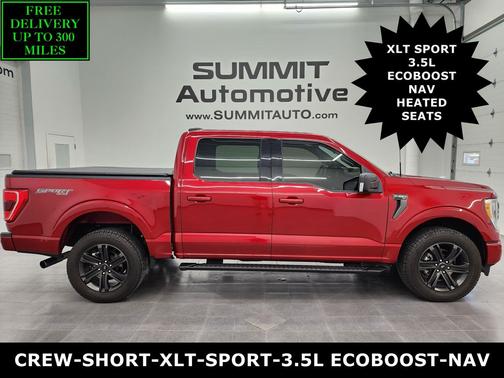 Rapid Red Metallic Tinted Clearcoat 2021 Ford F-150 XLT