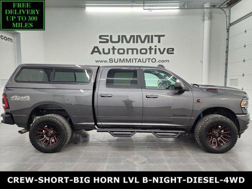 Granite Crystal Metallic Clearcoat 2021 RAM 2500 Big Horn Crew Cab 4x4 6'4' Box