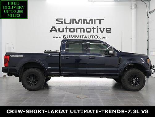 Antimatter Blue Metallic 2021 Ford F-250 Lariat