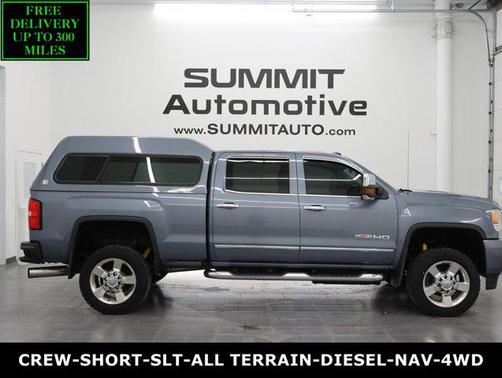 Light Steel Grey Metallic 2016 GMC Sierra 2500 SLT