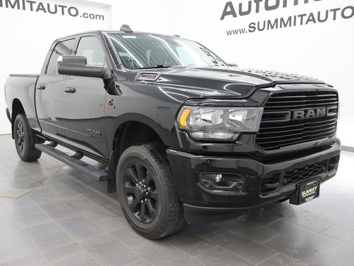 Diamond Black Crystal Pearlcoat 2020 RAM 2500 Big Horn Crew Cab 4x4 6'4' Box