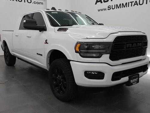 Bright White Clearcoat 2021 RAM 3500 Limited Mega Cab 4x4 6'4' Box