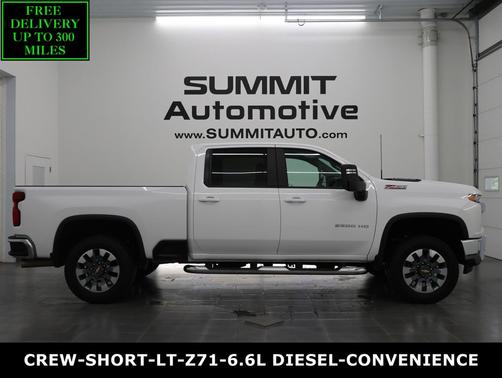 Summit White 2022 Chevrolet Silverado 2500 LT