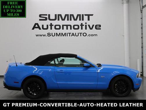 BLUE 2010 Ford Mustang GT Premium