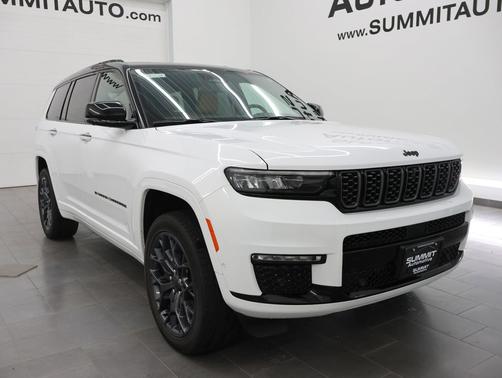 Bright White Clearcoat 2025 Jeep Grand Cherokee L Summit Reserve
