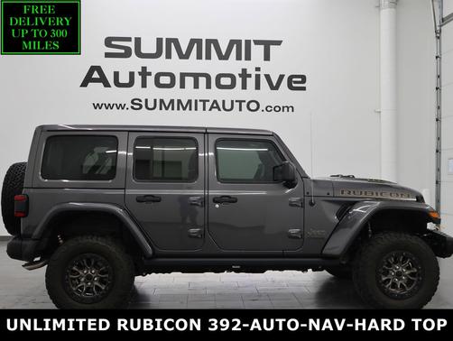 Granite Crystal Metallic Clearcoat 2021 Jeep Wrangler Unlimited Rubicon 392